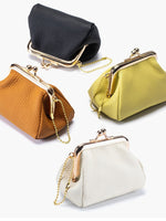 Load image into Gallery viewer, Genuine Leather Mini Frame Purse Coin Pouch Women N6B195
