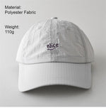 Load image into Gallery viewer, Embroidered Letter Check Quick-Dry Baseball Cap N6C082