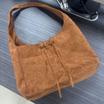 Load image into Gallery viewer, Women's Brown Polyester Vintage Tote Bag N6J159