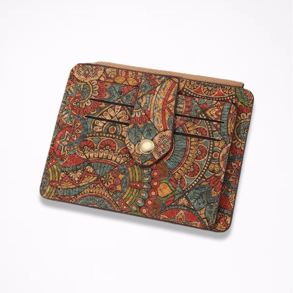 Portuguese Cork Slim Multi-Card Wallet  N6E090