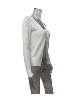 Load image into Gallery viewer, Lace Tie-Front V-Neck Knit Cardigan Women N6D076