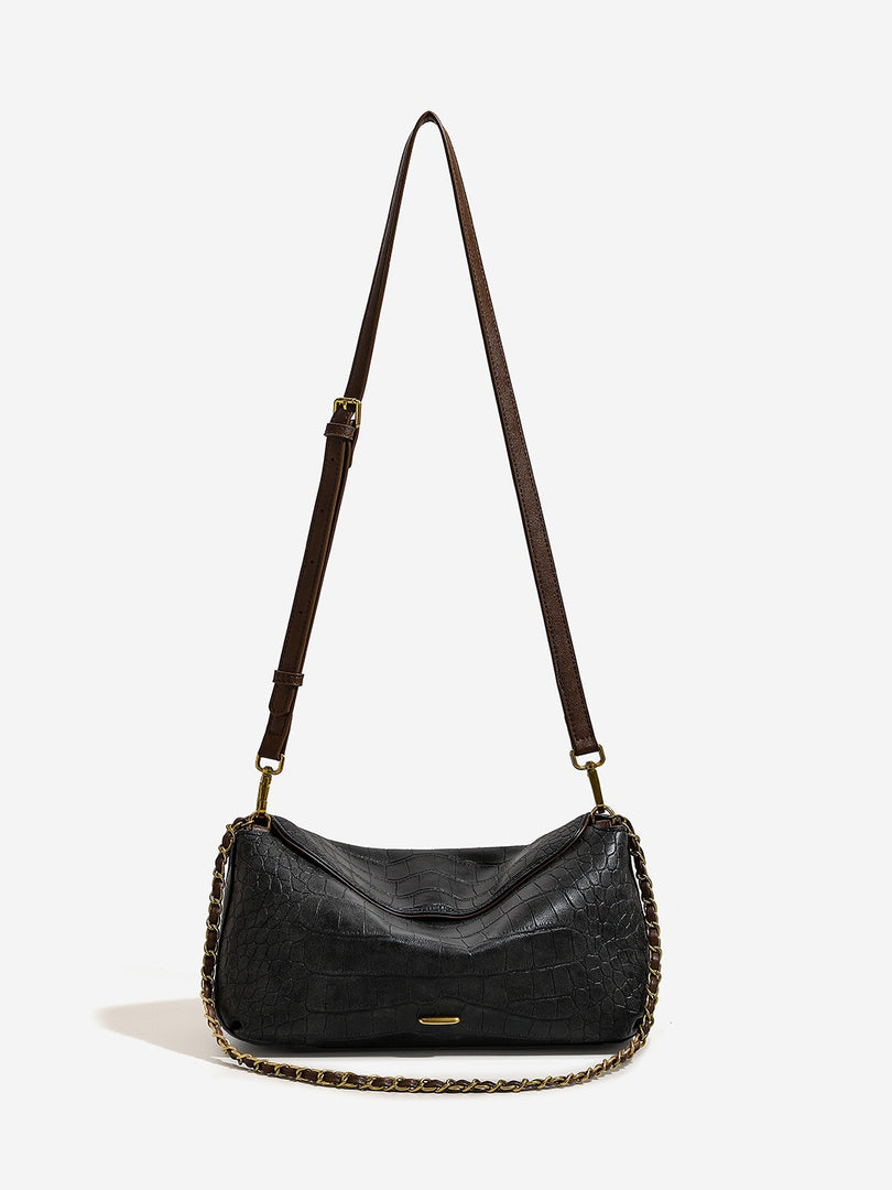 Crocodile Grain Pillow Bag Women N6C043