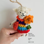 Load image into Gallery viewer, Handmade Wool Felt Bag Charm Cute Animal Ornament N6G032