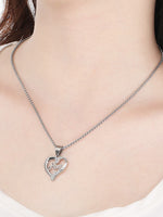 Load image into Gallery viewer, Mom Heart Cutout Pendant Necklace Women N6D519
