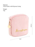 Load image into Gallery viewer, Velvet Cosmetic Pouch Large Capacity Makeup Bag N6A232