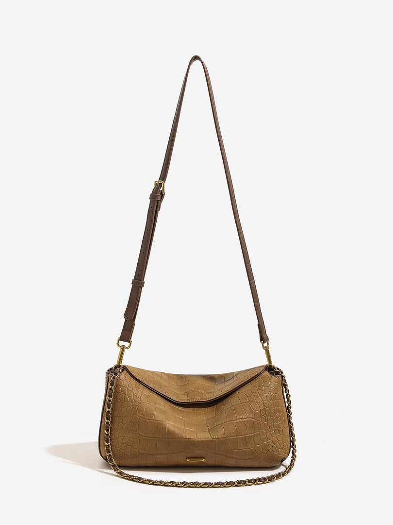 Crocodile Grain Pillow Bag Women N6C043