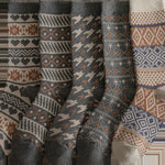 Load image into Gallery viewer, Vintage Ethnic Double Needle Thick Mid-Calf Socks N6H034