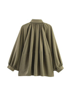 Load image into Gallery viewer, Notch Lapel Puffer Baseball Jacket Women N6C139