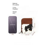 Load image into Gallery viewer, Retro Cow Card Holder Wallet PU Slim Minimalist N6G054