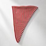 Load image into Gallery viewer, Women's Wool Blend Striped Knit Triangle Scarf N6J121