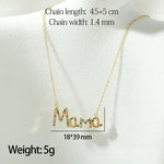 Load image into Gallery viewer, Zircon MOM Heart Pendant Necklace N6D521
