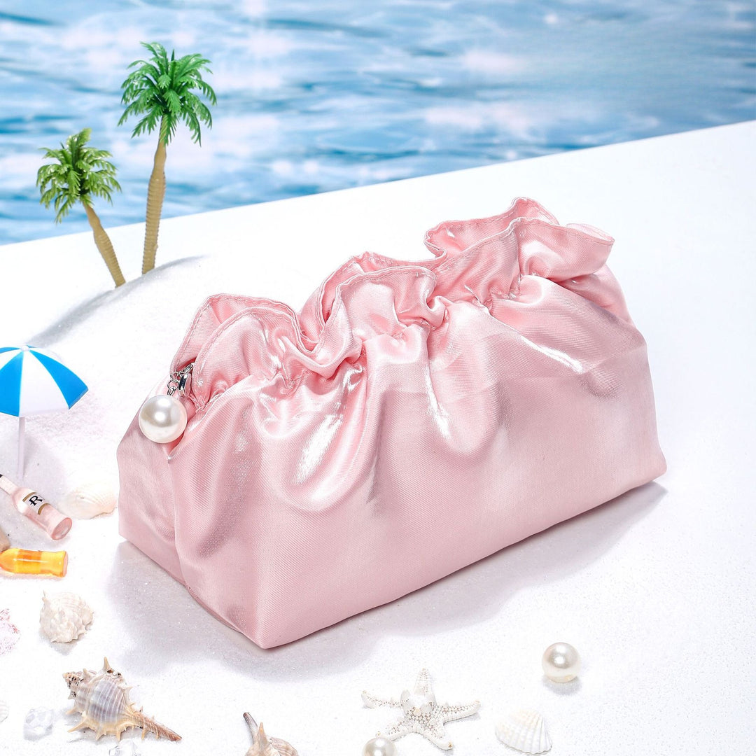 Wrinkle Cloud Makeup Bag Portable Cosmetic Organizer N6F039
