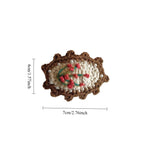 Load image into Gallery viewer, Womens Hand Crocheted Pearl Floral Hair Clip N6K316