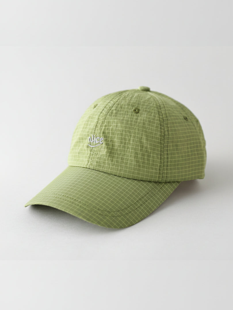Embroidered Letter Check Quick-Dry Baseball Cap N6C082