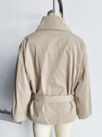 Load image into Gallery viewer, Single-Breasted Notch Lapel Belted Trench Coat N6G168