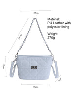 Load image into Gallery viewer, Quilted Pattern Shoulder Bag Women N6C022