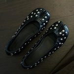 Load image into Gallery viewer, Vintage Split Toe Chunky Heel Mary Jane Shoes Women N6H040