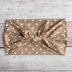 Load image into Gallery viewer, Polka Dot Headband Wide Elastic Bow Hairband Retro N6F073