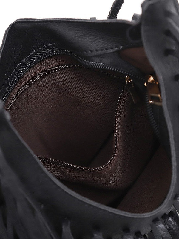 Handmade Fringe Crossbody Bag Women N6C223