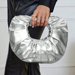 Load image into Gallery viewer, Metallic Cloud Fold Shoulder Bag Women N6E008