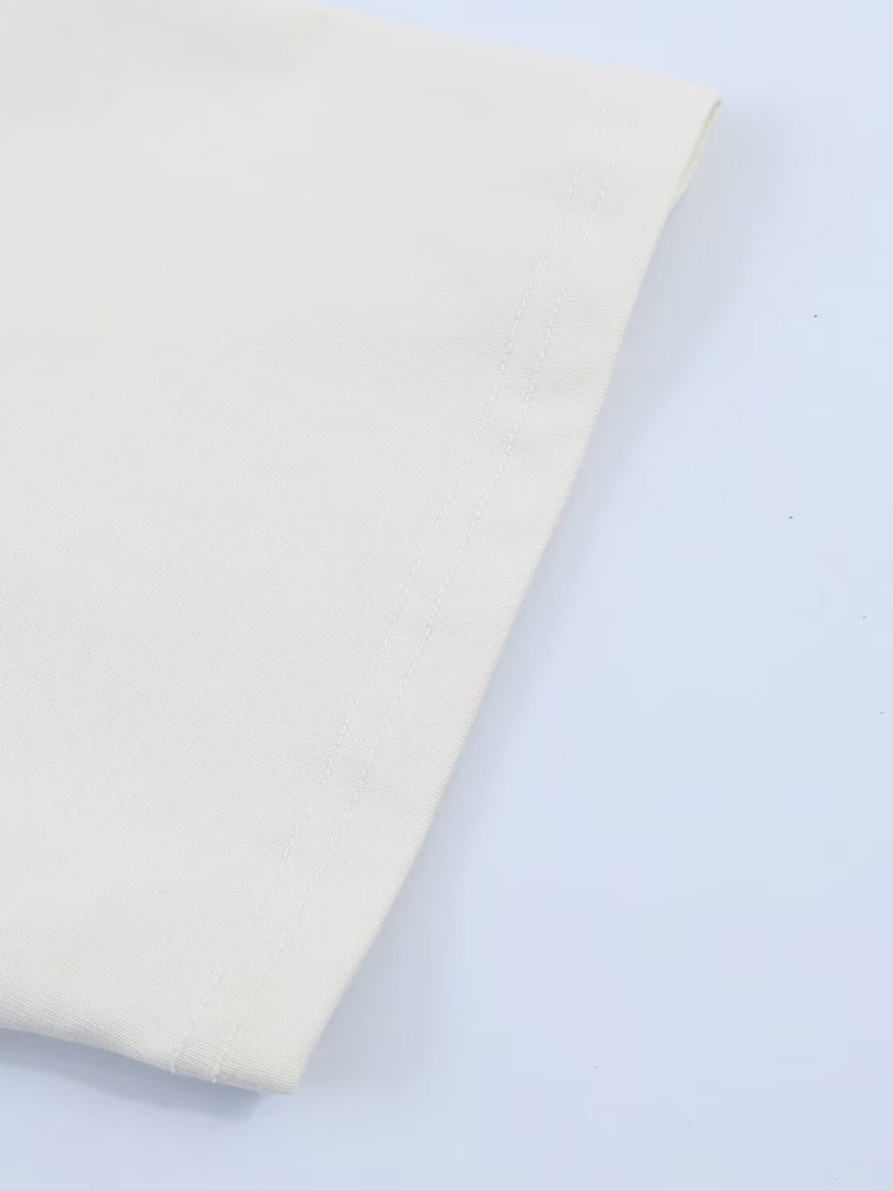 Lace Trim Relaxed Fit Short Sleeve T-shirt Women N6D130