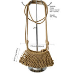 Load image into Gallery viewer, Cotton Mesh Drawstring Mini Beach Crossbody Bag N6F145
