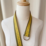 Load image into Gallery viewer, Unisex Yellow Tape Measure Canvas Belt N6J133
