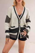Load image into Gallery viewer, Block Pocket Cardi Mid Weight Options N5A132
