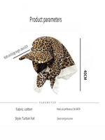 Load image into Gallery viewer, Retro Leopard Bandana Hat Women N6C362