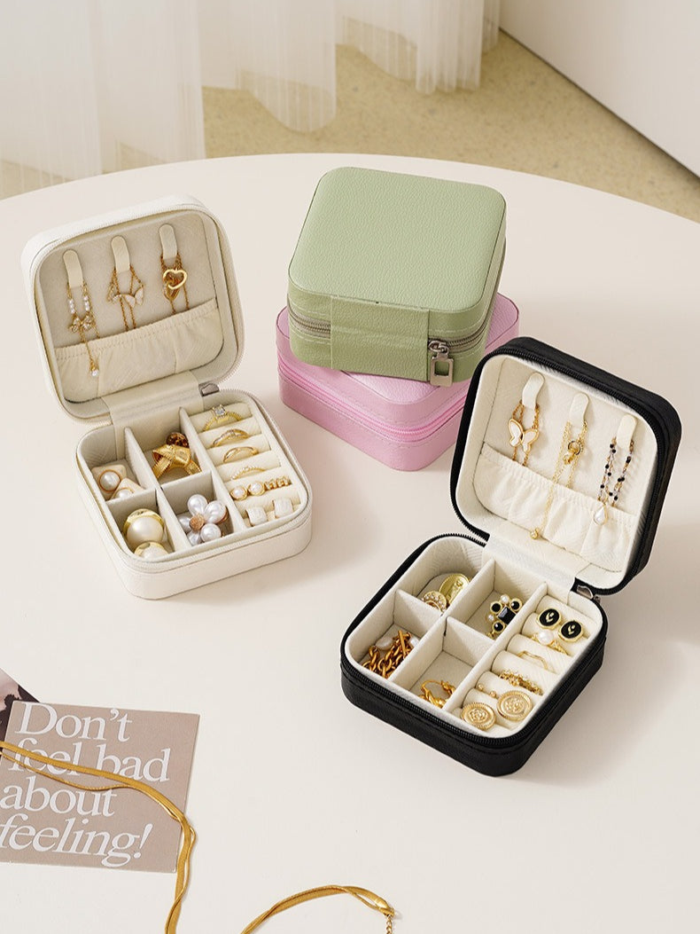 Portable Jewelry Organizer Box Travel Mini Case N6A234