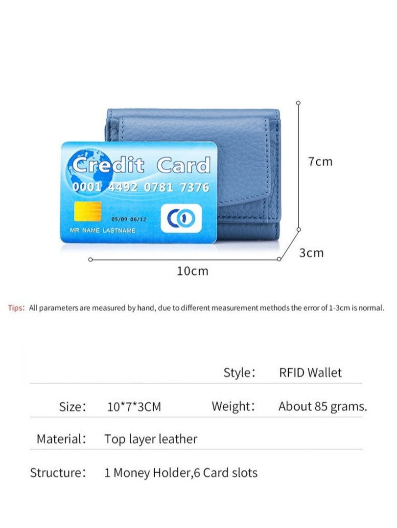 Genuine Leather Mini Wallet Women N6B205