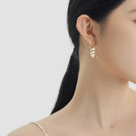 Load image into Gallery viewer, Freshwater Pearl Stud Earrings Copper Post N6H164