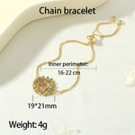 Load image into Gallery viewer, Zircon Letter MAMA Bracelet Women N6D504
