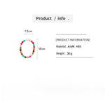 Load image into Gallery viewer, Oversized Acrylic Ombre Geometric Bracelet Vintage N6H061