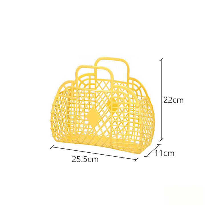 Collapsible Ventilated Plastic Shopping Basket S5P390