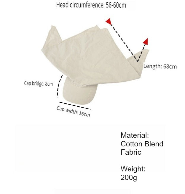 Headscarf Sun Hat Women  Adjustable  N6C364