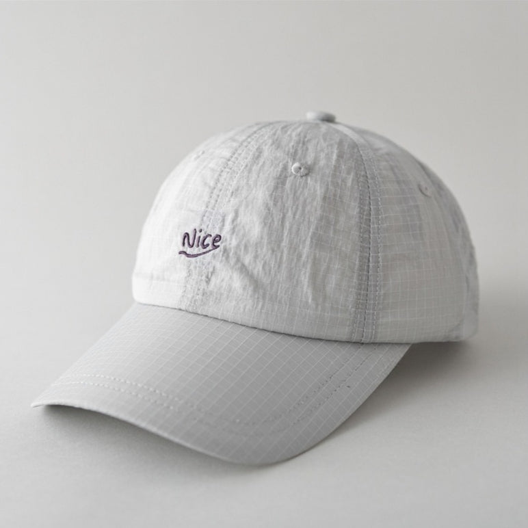 Embroidered Letter Check Quick-Dry Baseball Cap N6C082