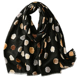 Load image into Gallery viewer, Gilded Polka Dot Satin Weave Wrap  M5A265
