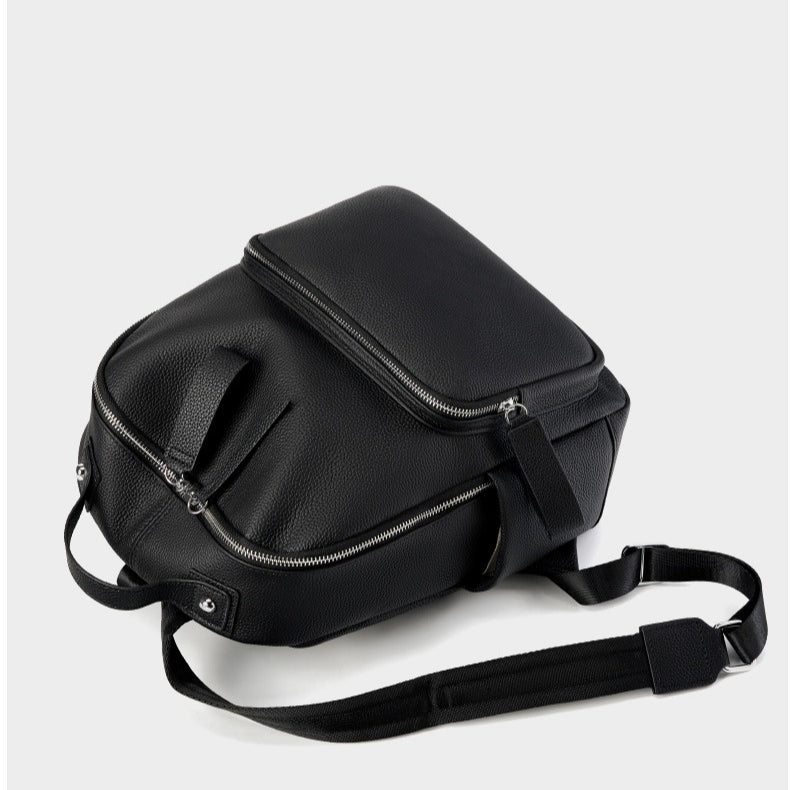 Genuine Leather Backpack Laptop Travel Commuter N6F162
