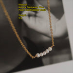 Load image into Gallery viewer, Natural Rice Pearl Minimalist Choker Necklace Women N6H173