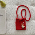 Load image into Gallery viewer, Kids Duck Knit Crossbody Bag N6H315