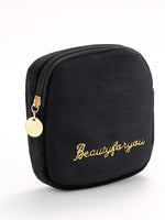 Load image into Gallery viewer, Velvet Cosmetic Pouch Large Capacity Makeup Bag N6A232