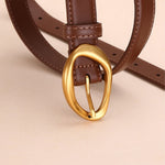 Load image into Gallery viewer, Double-Sided Genuine Leather Belt Women  N6H329