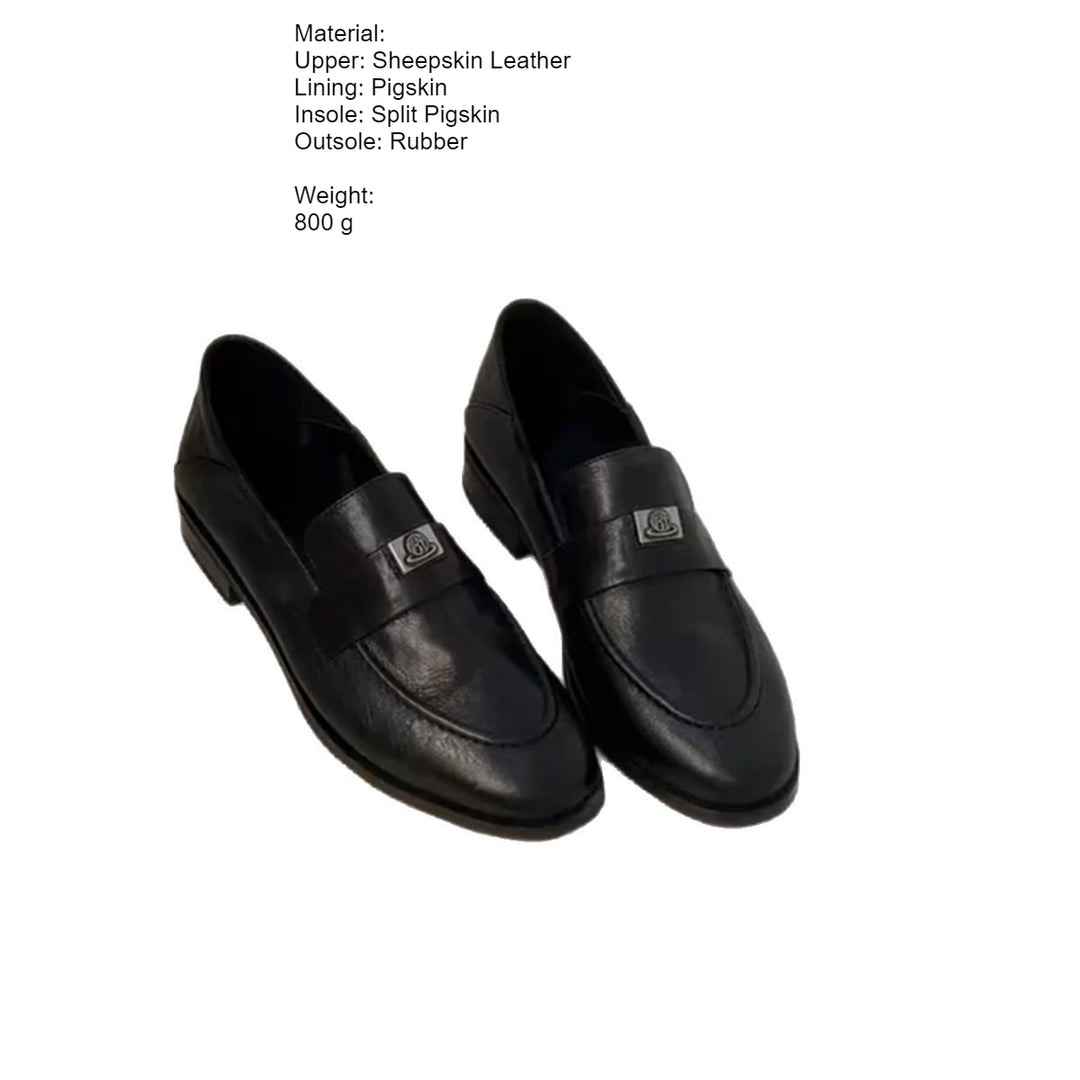 Vintage Round Toe Loafers Women Comfortable Commuter N6G251
