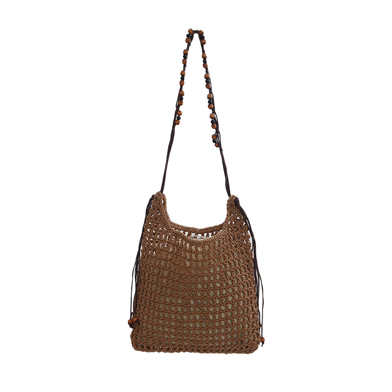 Crochet Openwork Tote Beach Ready Underarm Silhouette S5P299