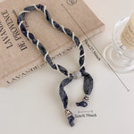 Load image into Gallery viewer, Womens Pearl Wrap Scarf Necklace N6K276