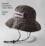 Load image into Gallery viewer, Leopard Print Fisherman Hat Lambswool Sun Protection N6C086