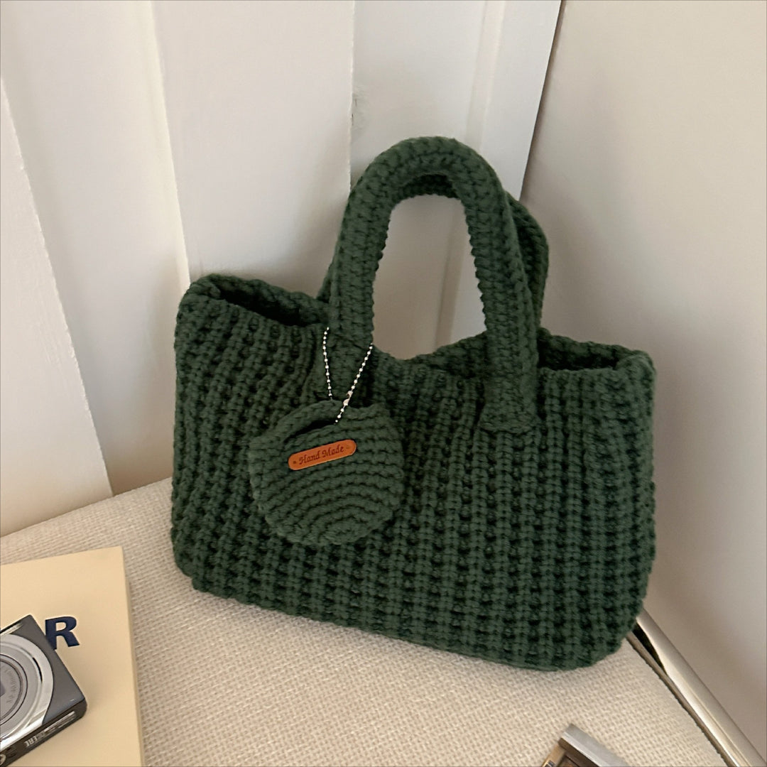 Women's Woven Cotton-Feel Shoulder Phone Bag N6J172