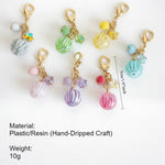 Load image into Gallery viewer, Colorful Resin Star Charm Keychain for Backpack N6D042