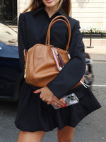 Load image into Gallery viewer, Blazer Bouffant Skirt Set Set In Heavyweight Black N5Z456
